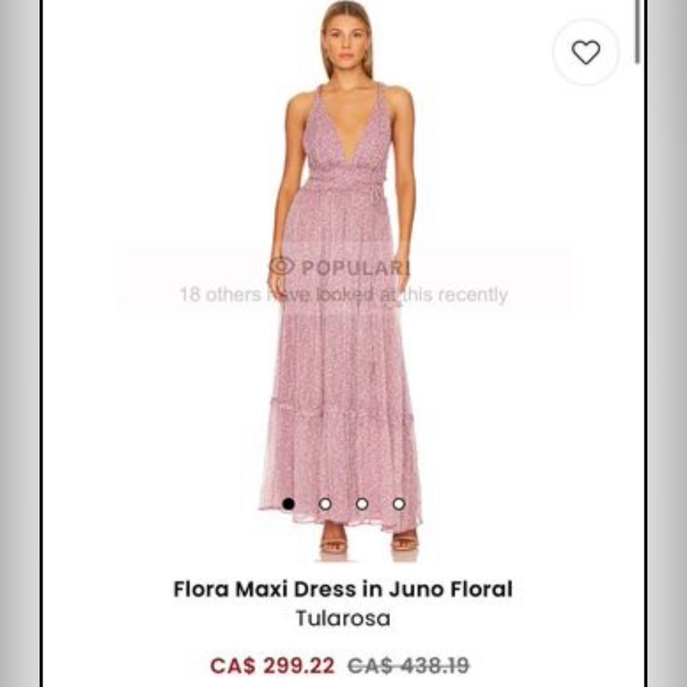 New Flora Maxi Dress in Juno Floral
Tularosa size extra small